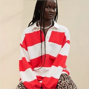 Aerie Prep Rally Striped Rugby Polo